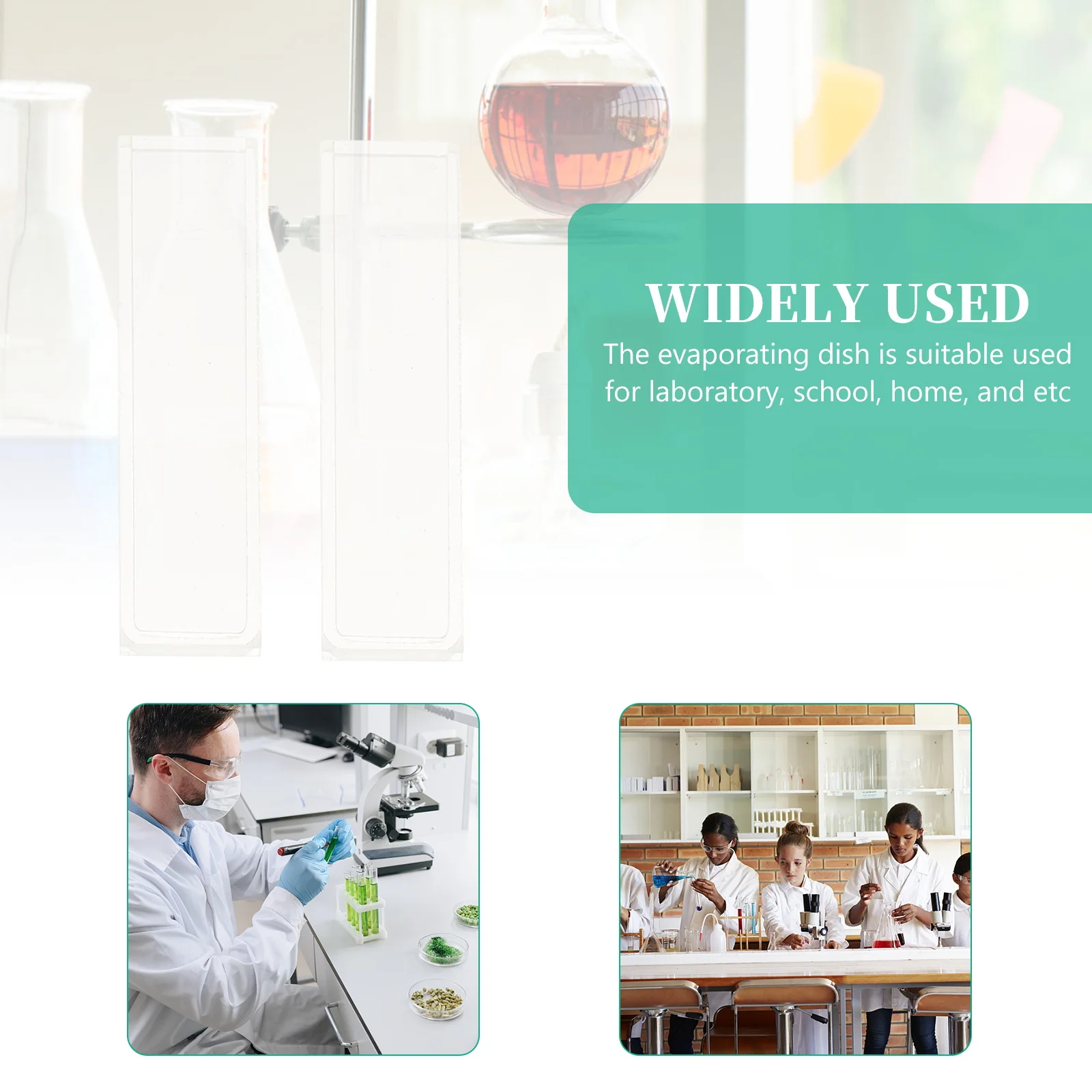 4Pcs Optical Glass Cuvette Set for Spectral Analysis 5mm High Grade Transparent Laboratory Sample Comparative Analysis