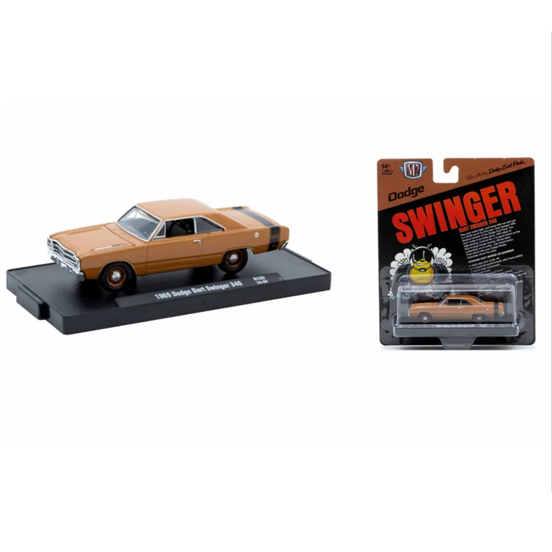

M2 Machines 1:64 Scale Diecast Alloy 1969 Dodge Dart Swinger 340 Toys Cars Model Classics Adult Gifts Souvenir Static Display