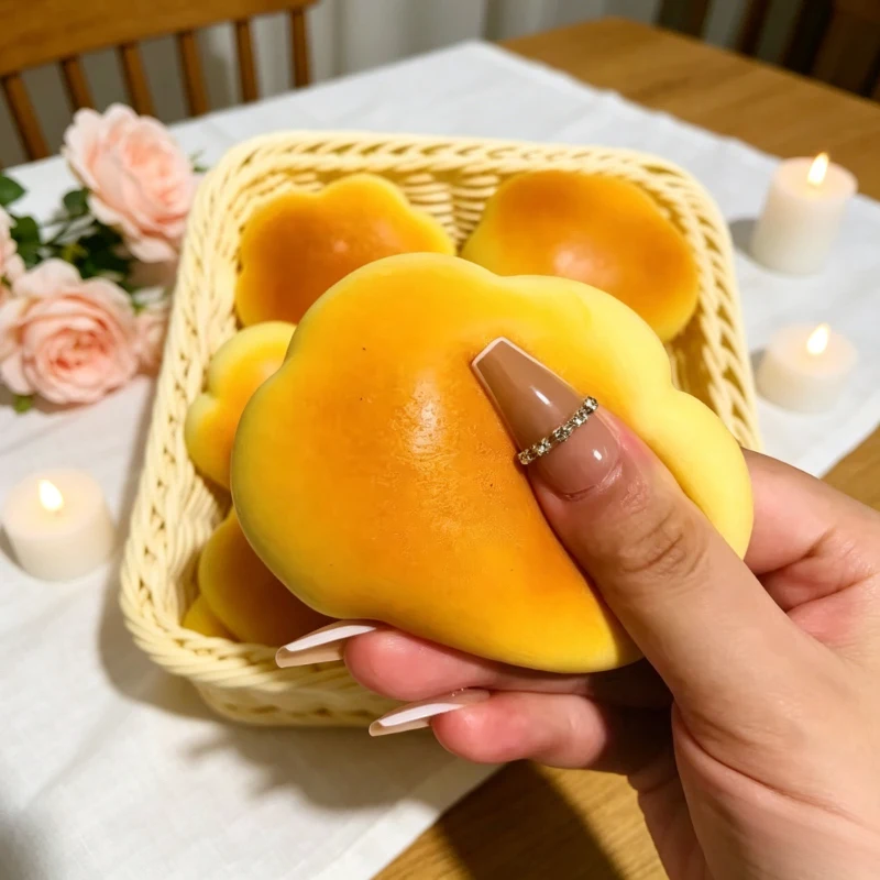 

Kawaii Simulation Cloud Bread Slow Rising Squishy Stress Relief Squeeze Toy