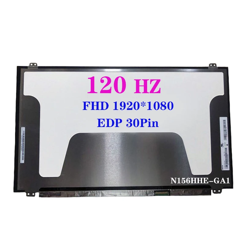 15.6& Laptop LCD Screen N156HHE-GA1 N156HCE-GA2 For Acer Nitro 5 AN515-41-F9PK 120 HZ EDP 30 Pin FHD 1920*1080 IPS Display Panel