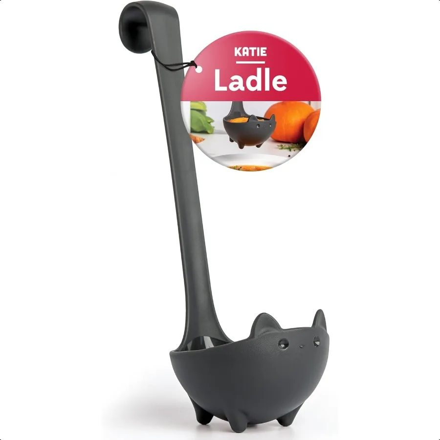 

Katie Cat Soup Ladle Halloween Gifts Black Cat Gothic Gifts Gifts for Cat Lovers Spooky Cat Gift Cute Kitchen Accories Fun Gif