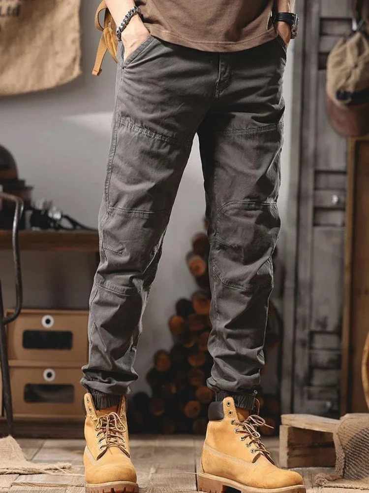 Fishing Cargo Pants for Men Slim Joggers Work Wear Trousers Man Cheap Loose Harajuku Street Nylon Fashion Designer Luxury New In