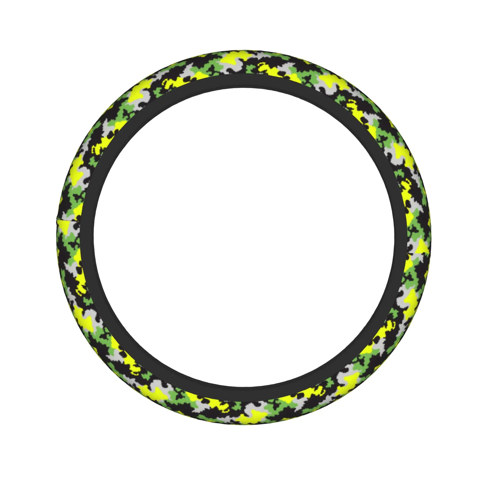 Camo Camouflage Car Steering Wheel Cover 37-38 Elastic  Steering Wheel Protective Cover Colorful Car Accessories - view 3