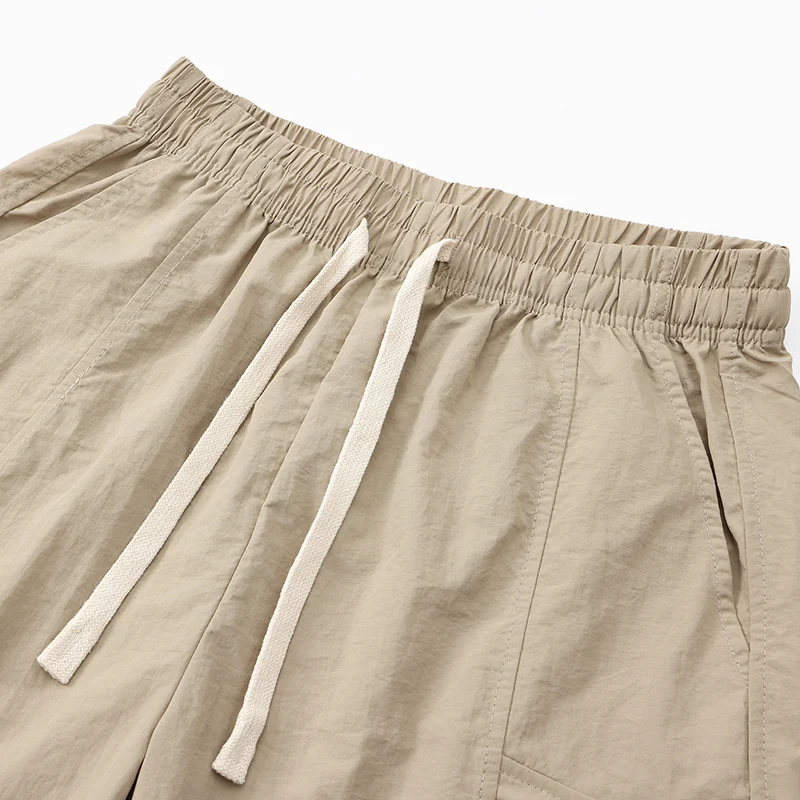 Celana Pendek Kasual Pria Celana Olahraga Fashion Katun Pria Bersirkulasi Musim Panas Celana Pendek Elastis Pantai Bermuda Pria Pakaian Pria Ukuran Besar