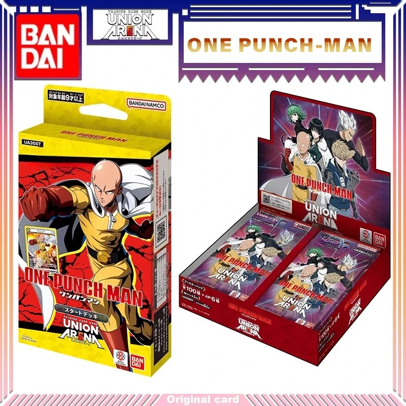 

Original ONE PUNCH MAN Card UNION ARENA TCG Japanese Anime Supplement Box Collection Cards Children Gifts