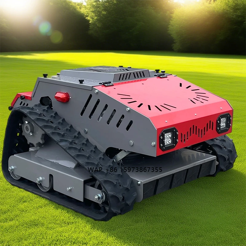CE EPA High Power  Lawn Mower Remote Control Petrol Flail Mower for Grass Cutting