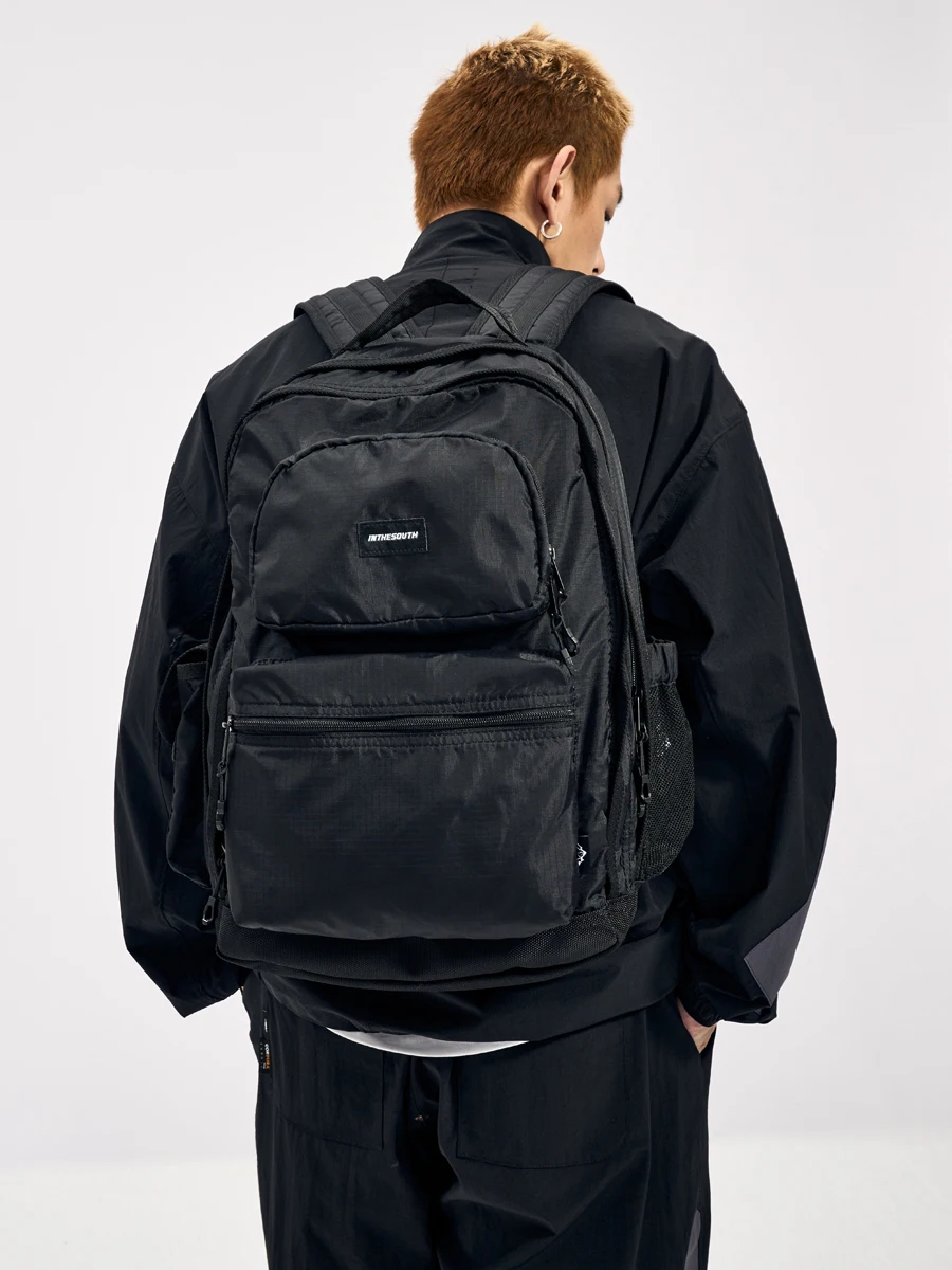 Large Capacity Waterproof Backpack Unisex Street Style Cool Trendy Brand High School Student Bookbag Computer Bag for Men And...