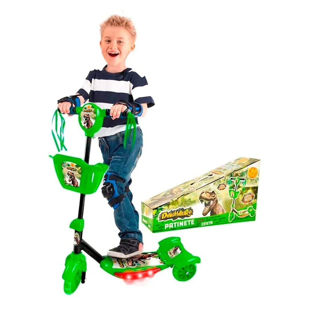 scout-with-sound-light-and-basket-dinosaur-dmtoys