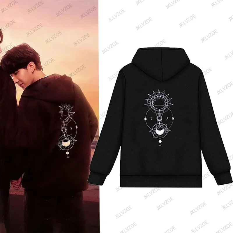 ทีวีซีรีส์ใหม่ Eclipse คอสเพลย์สีดํา Hoodie Unisex ผ้าฝ้ายแฟชั่นเสื้อแจ็คเก็ตฤดูหนาวขนแกะเสื้อผ้า