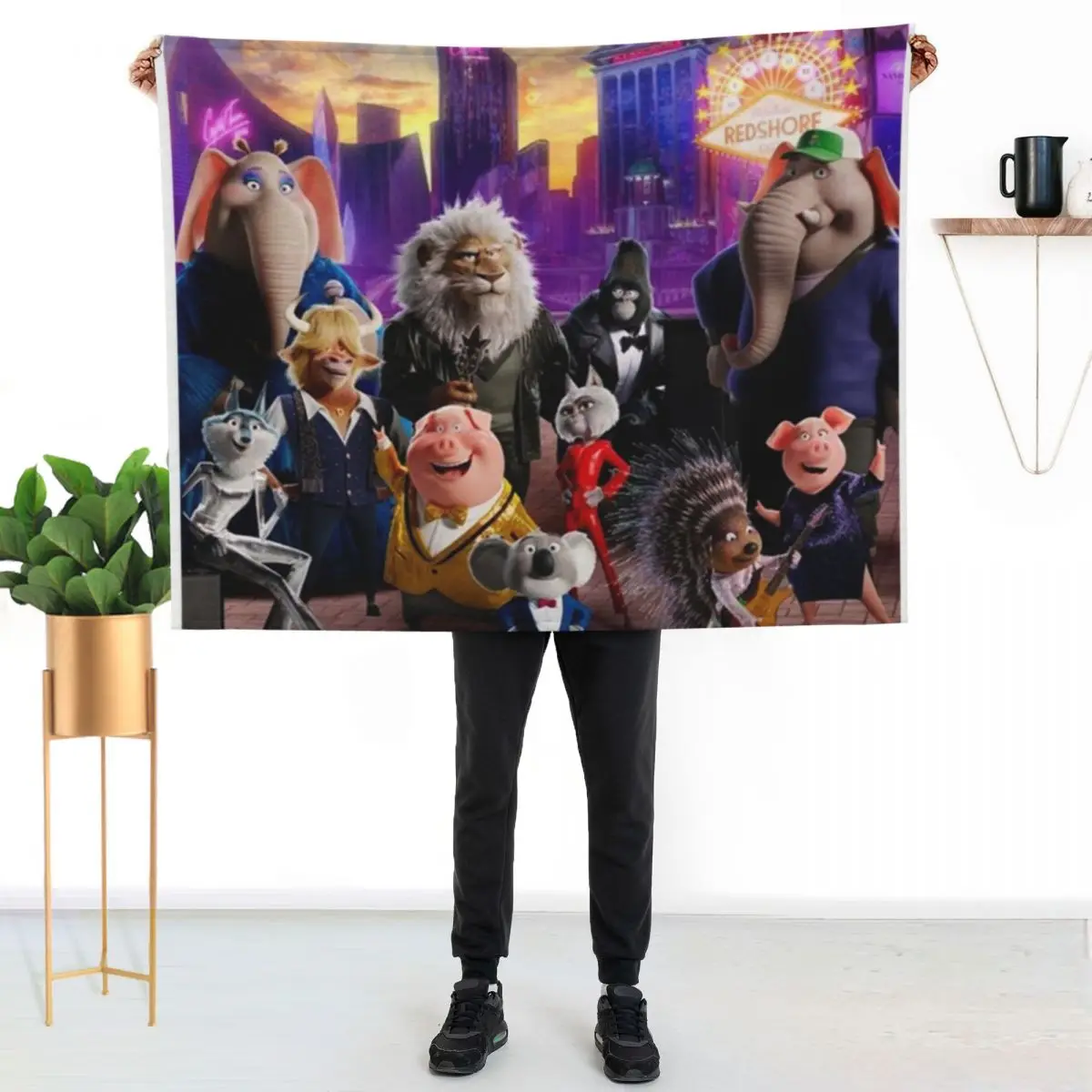 Potrait Sing Two poster Throw Blanket Fashion Sofas Polar Soft Blankets For Baby Kid'S christmas decoration Blankets