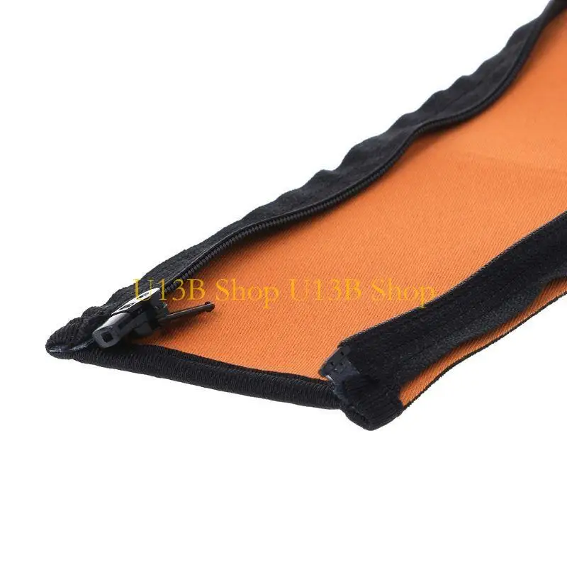 

U13B Comfortable for Head Beam pad Covers for ATH Headphone Headband Cover Zipper Closure Design