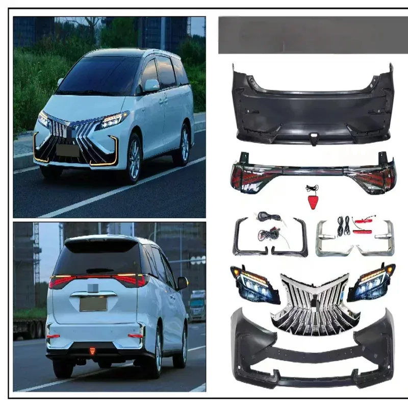

High Quality Auto Tuning Facelift Bodykit Bumper Headlights Taillamps for 2006-2016 Previa Estima Old to N