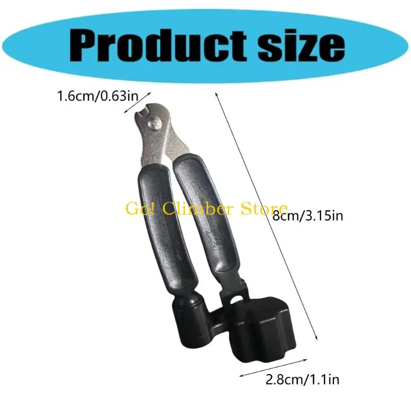 Q84C الغيتار سلسلة تغيير أداة تركيب سلسلة القاطع لف صيانة أداة الغيتار سلسلة اللفافات أداة دائمة #6