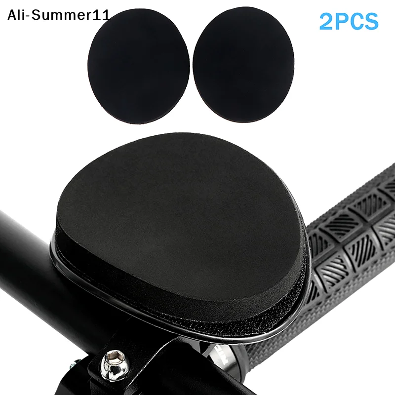 【Wq0】【Au】【Wn】1 Pair Bicycle Rest TT Handlebar Clip Elbow Pad High Density Sponge MTB Road Bike Handlebar Elbow Pads