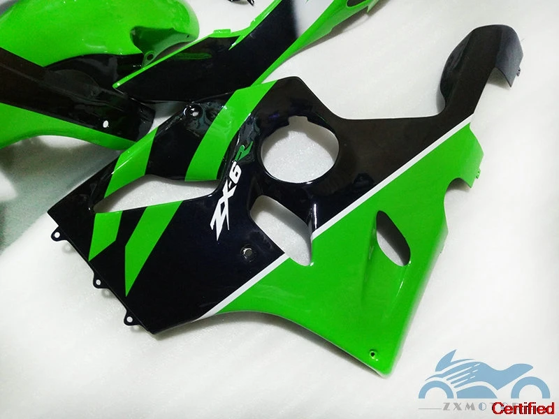 Customizable fairings kit for Kawasaki Ninja 1994 1996 1997 ZX6R motorcycle ABS plastic fairing kits ZX 6R 636 94-97 green black - Image 5