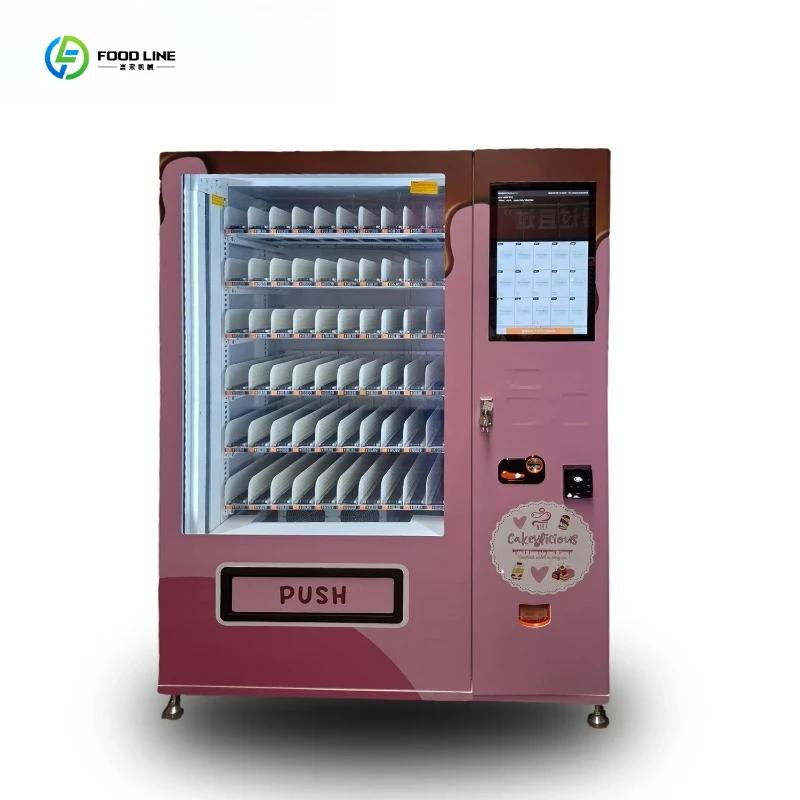 Adaptive Smart Vending Solution with Cooling & Touchscreen Function SDK Included FL Customized Cupcake Vending Machine