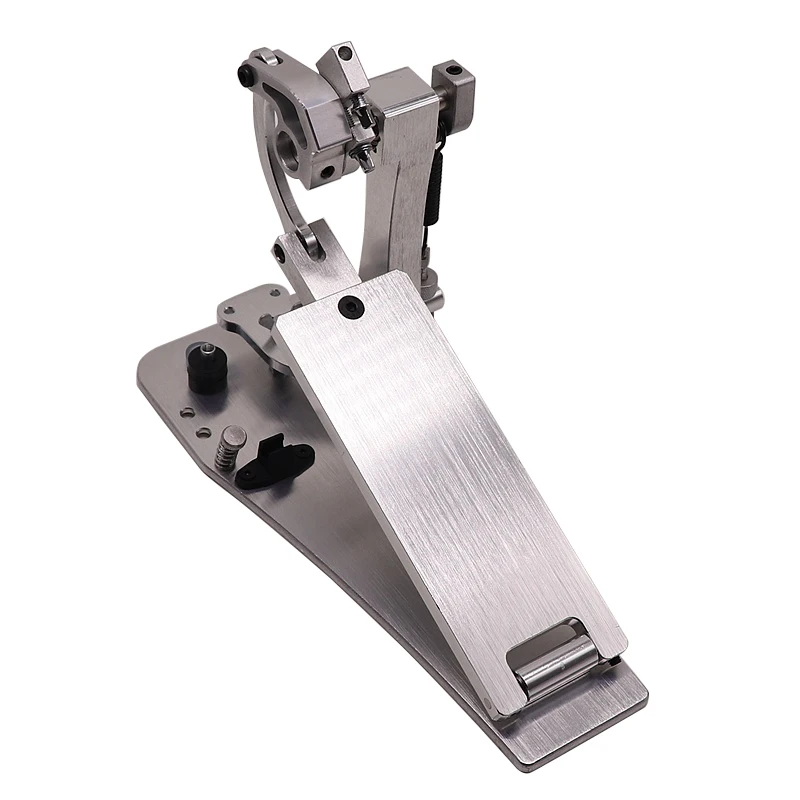 NEW Aluminium Alloy Drum Pedal Single Pedal Blue Color Silver Color High Quality with Small Flaw