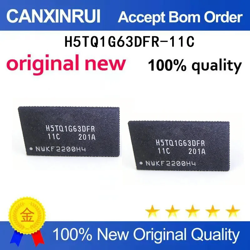 

(5-100 Pieces) New stock H5TQ1G63DFR-11C H5TQ1G63DFR BGA