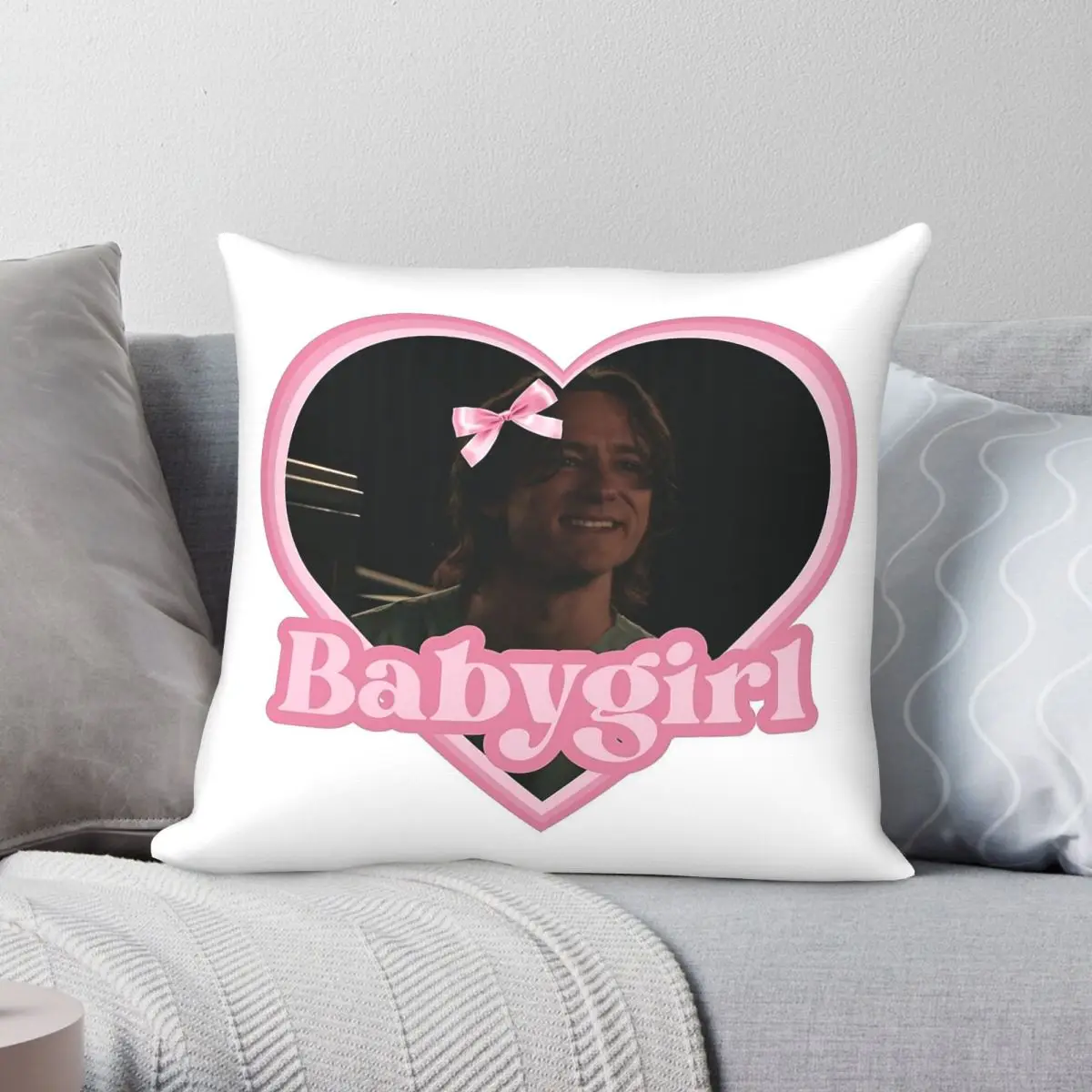 Thunderbolts Babygirl Bob Sentry Void Square Pillowcase Polyester Linen Velvet Printed Zip Decor Home Cushion Case