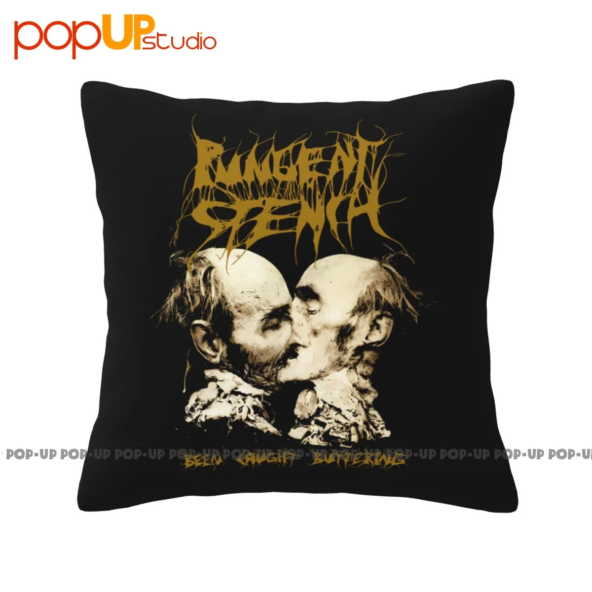 Terse Pungent Stench Been Caught Death Metal Carcass Repulsion Napalm Pillowcase Throw Pillow Cover Decoration