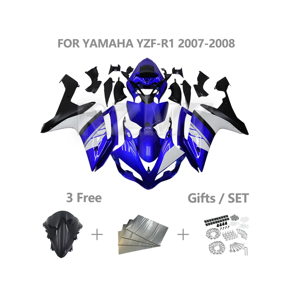 

Обтекатель мотоцикла из АБС-пластика, детали корпуса для YAMAHA YZF R1 2007-2008 YZF-R1, комплект обтекателя по индивидуальному заказу, аксессуары Y1007-106a