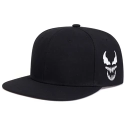 Unisex Side Venom Embroidery Hip-hop Hats Spring Autumn Outdoor Adjustable Casual Baseball Caps Sunscreen Hat