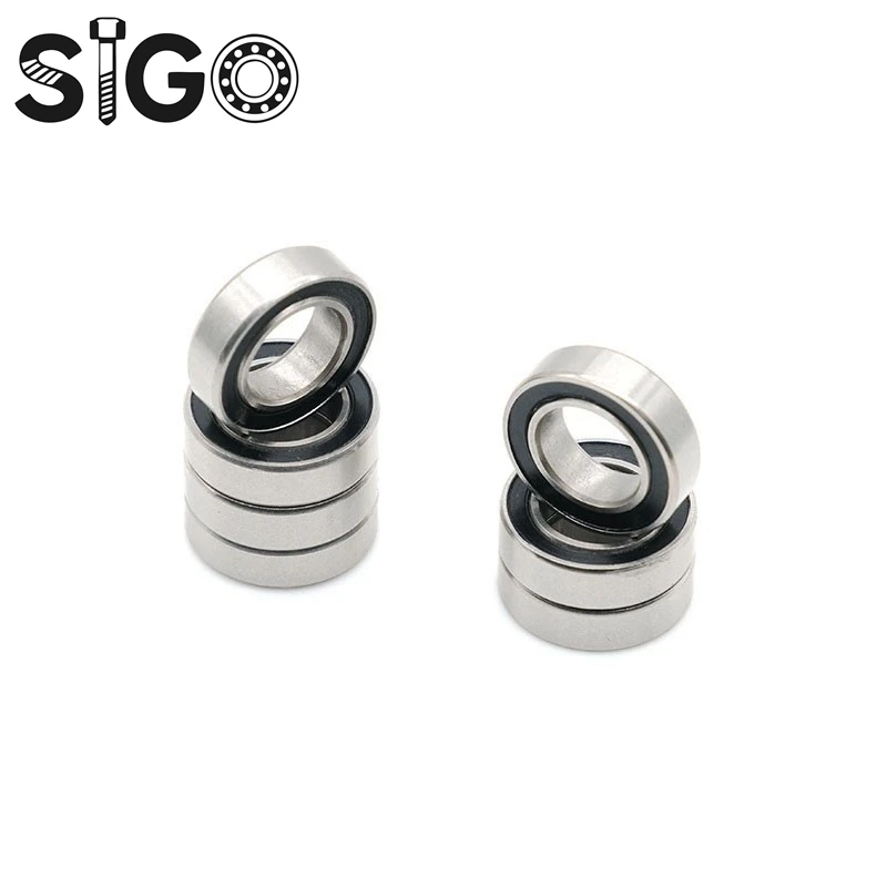 4PCS 3802-2RS Ball Bearings 15x24x7 Mm Double Row Full Balls Bicycle Suspension Pivot Repair Parts 63802 2RS Bearing
