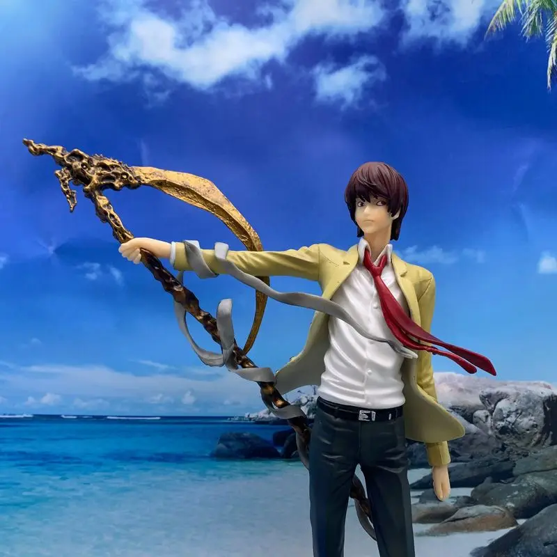 Figura de Ação PVC de 26CM do Anime Death Note, Yagami Light, Estátua Decorativa para Mesa de Casa, Brinquedos Colecionáveis em PVC, Presentes