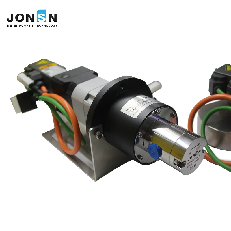 Micro Gear Metering Dosing Pump Stainless Steel 316L Filling With Motor Magnetic Drive Micropump