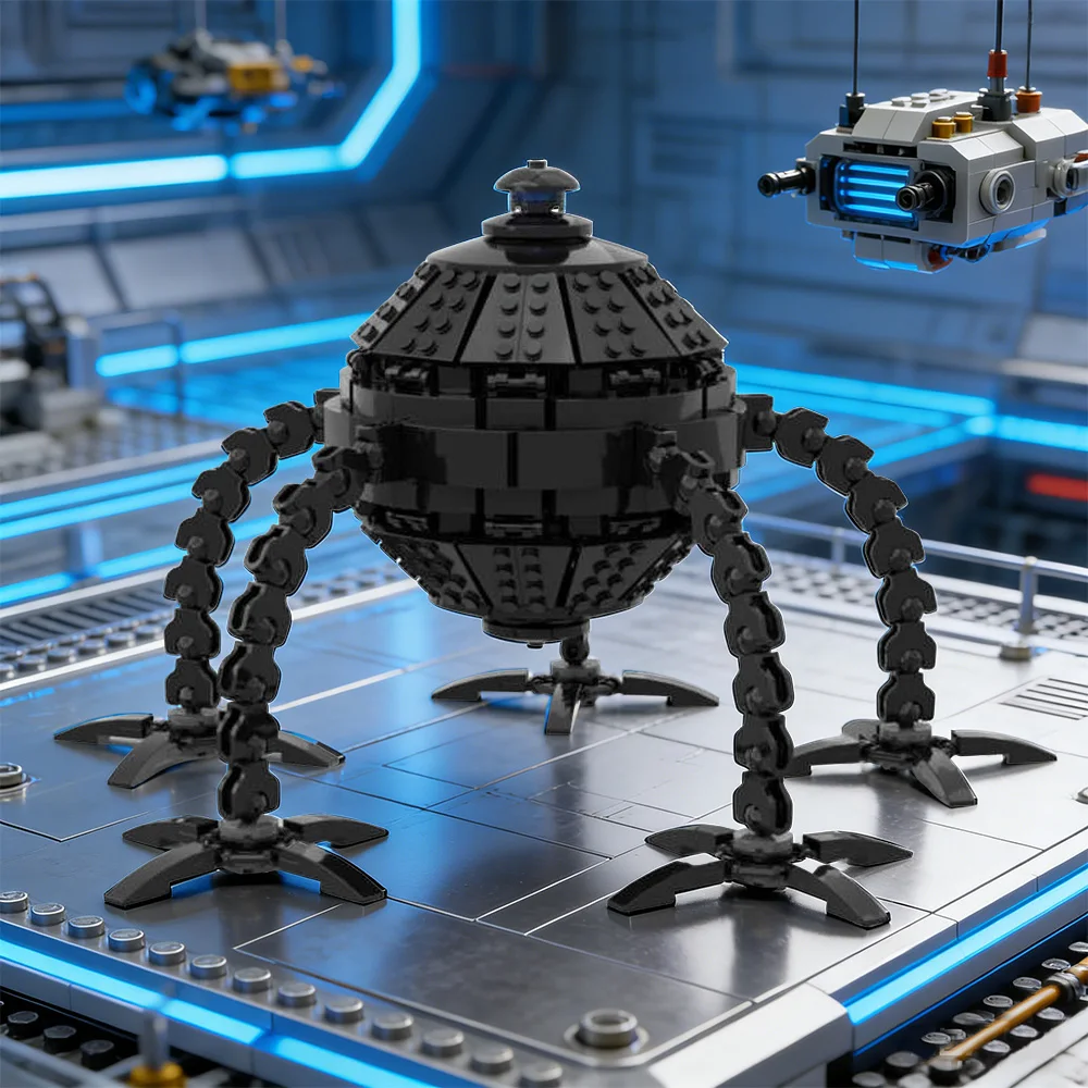 

Конструктор Gobricks MOC Omnidroid V9: Робот-манипулятор из научно-фантастического фильма, высокотехнологичная модель для сборки, игрушка для детей, подарок