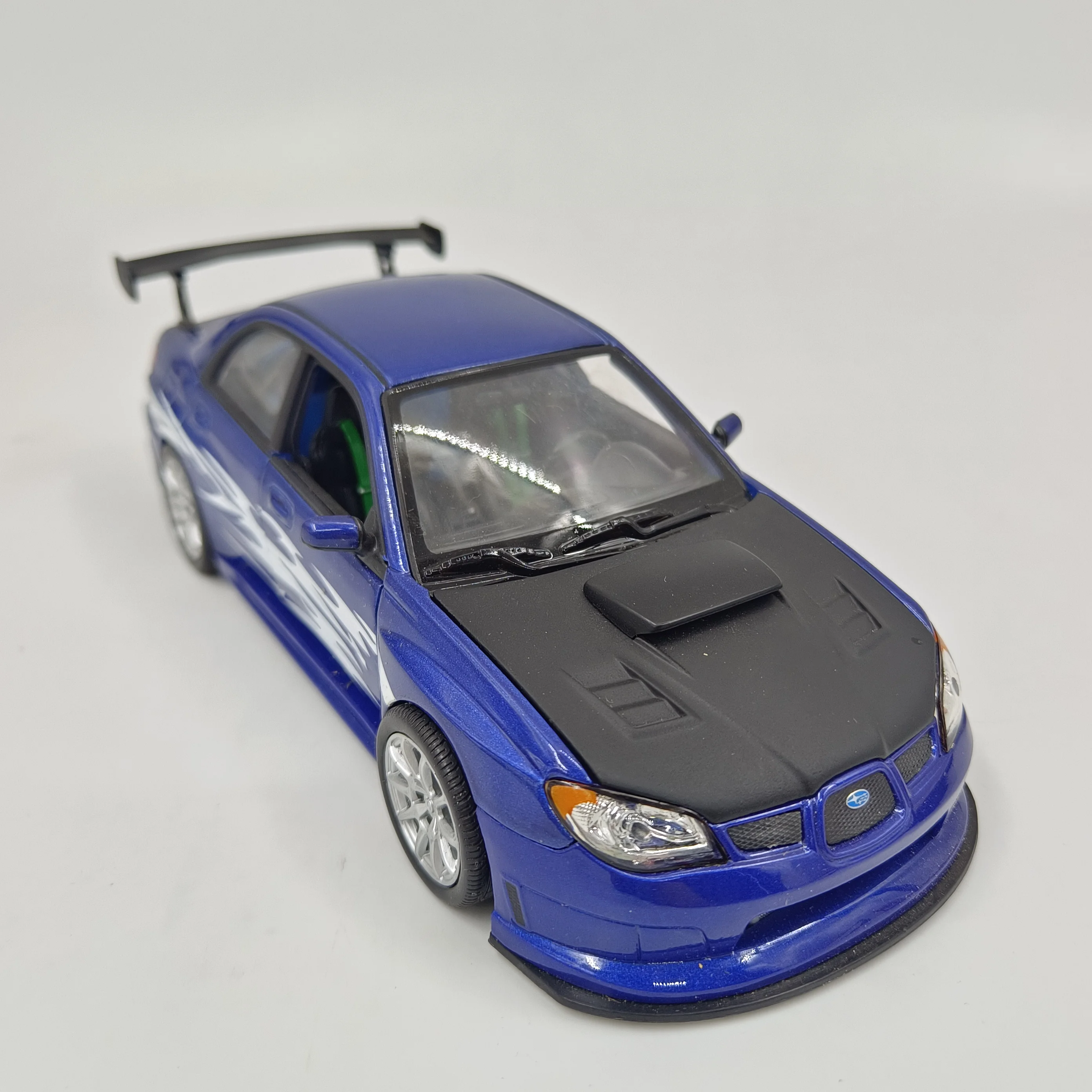 No Box 1:24 Subaru Impreza Modified Version Alloy Car Model Diecast Metal Vehicle Toy Adult Fans Collectible Souvenir Gifts