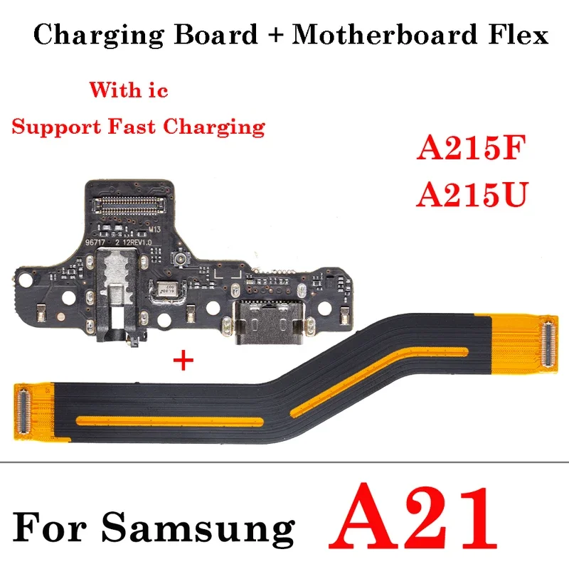 Brand new charging port board Main mother board flex cable for Samsung A21 a215f a215u A31 a315f A41 a415f A51 a515f A71 a715f