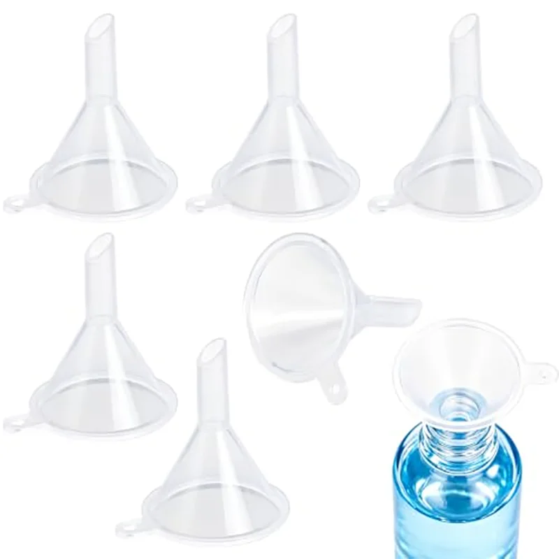 10Pcs Mini Funnel Filling Empty Bottle Packing Tool For Travel Plastic Mini Small Funnels For Perfume Liquid Essential