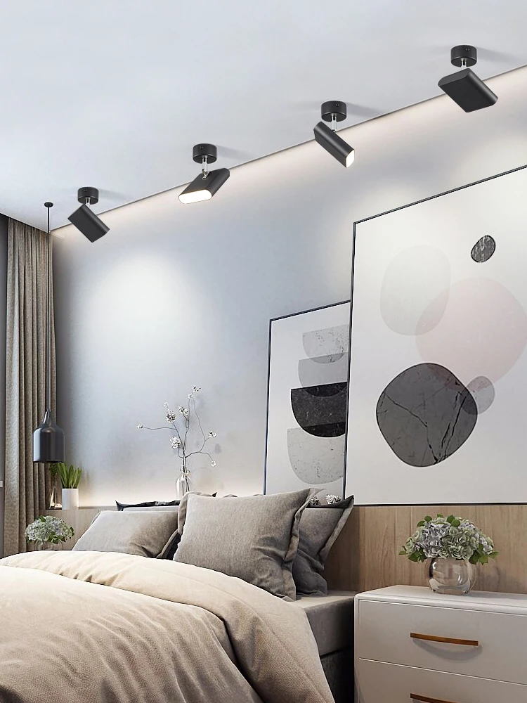 Newesville corridor light ceiling downlight bedroom living room without main light wall washing exposed small spotlights