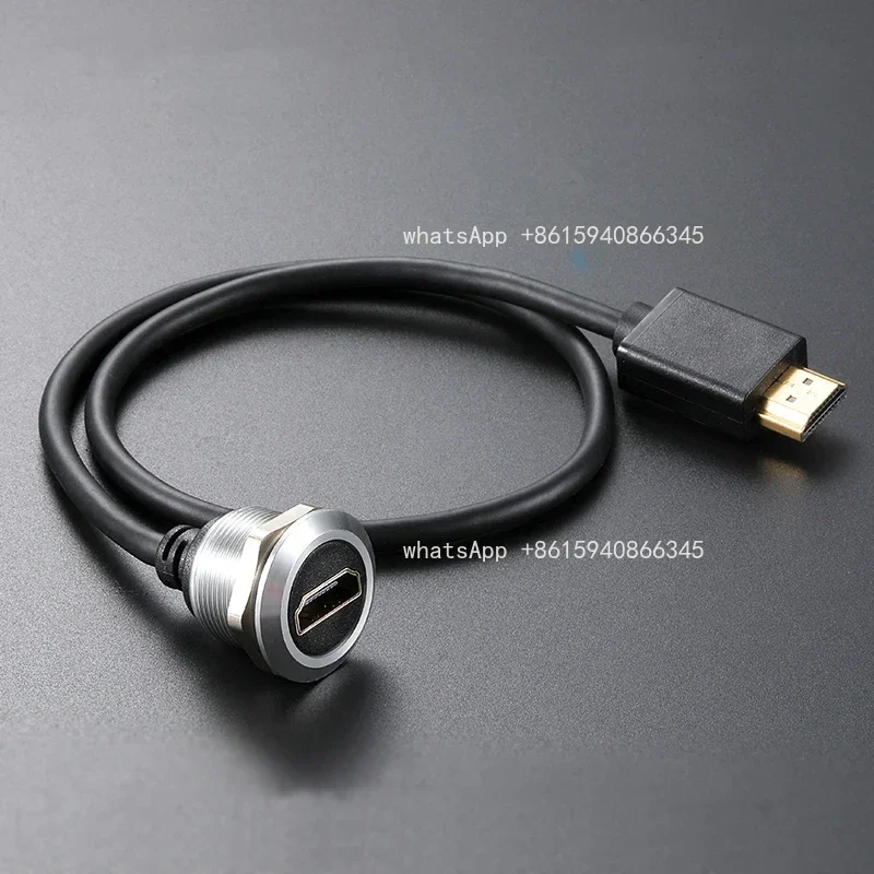 D-Type USB Type-C RJ45 Network Port Extension Cable Chassis Front Panel DIY Mounting Bracket