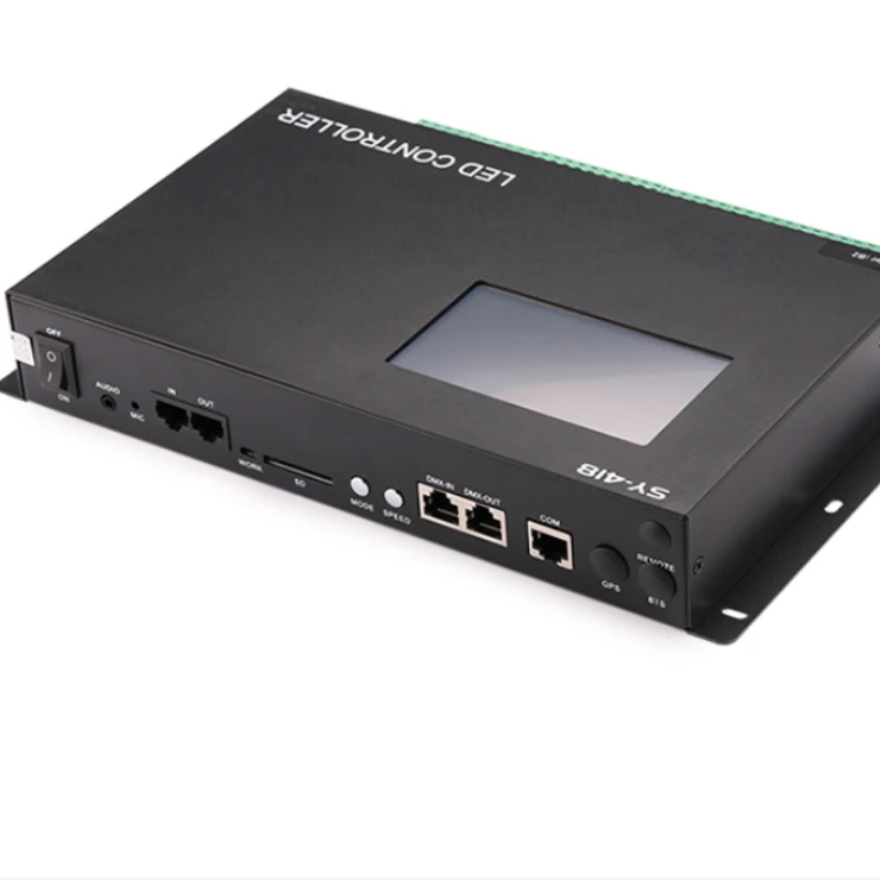 Controller musicale touch screen SY-418-B2 per SPI AC100V- 240V Controller LED digitale programmabile DMX512 a 8 canali