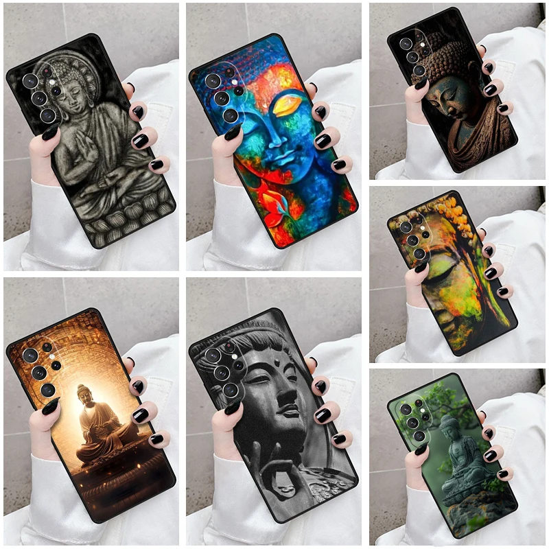 Phone Case For Samsung Galaxy S24 S23 S21fe S22 Ultra Plus Note 10 20 S8 S9 S10 Cover Gautama Buddhism Buddha