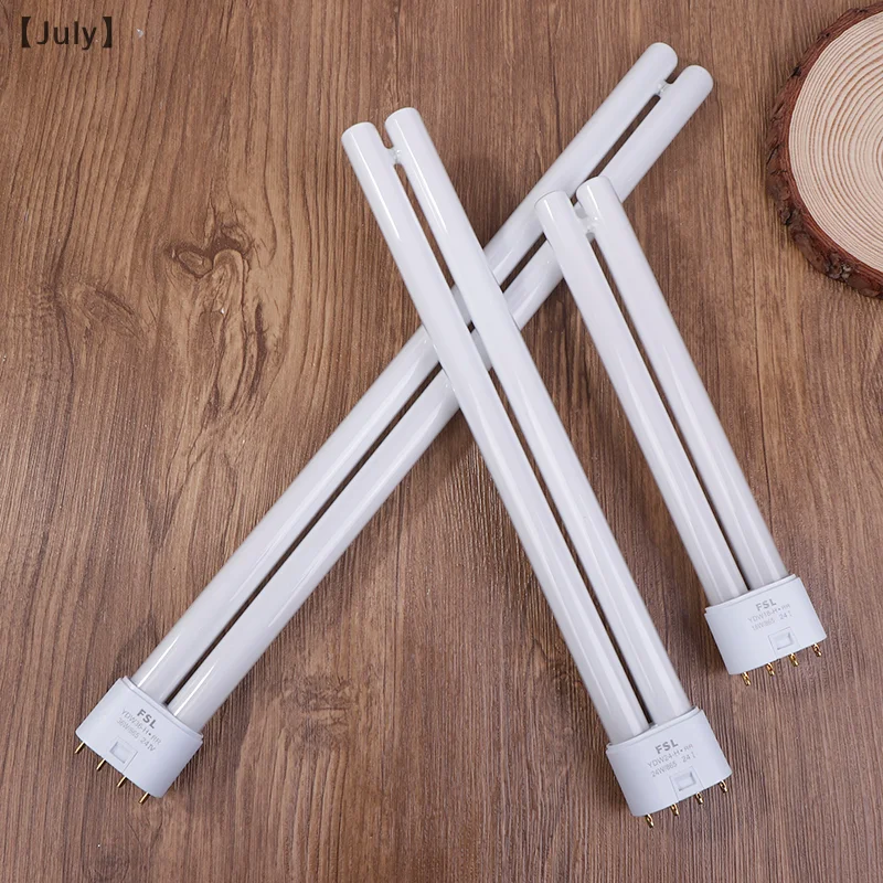 กรกฎาคมหลอดฟลูออเรสเซนต์ 18W 24W 36W หลอดประหยัดไฟ CFL 4 Pins Twin-Tube หลอดไฟประหยัดพลังงาน H หลอดสีขาว