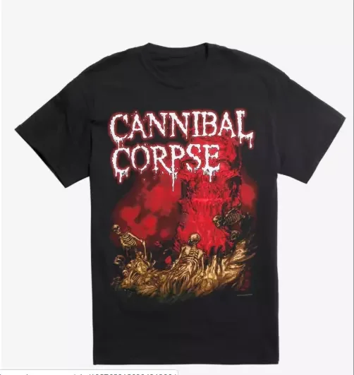 

CANNIBAL CORPSE SKELETON RIVER T-SHIRT MEN'S Size S-2Xl