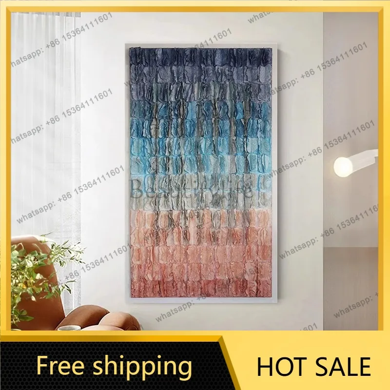 LJY modern light luxury paper art three-dimensional physical entry entrance decorative painting