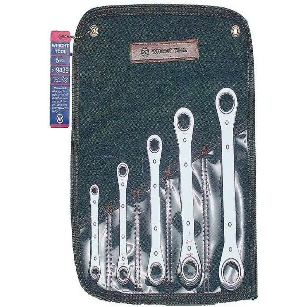 

Набор ключей-трещоток 9439 с держателем для инструментов Denium (5 предметов), серебристый