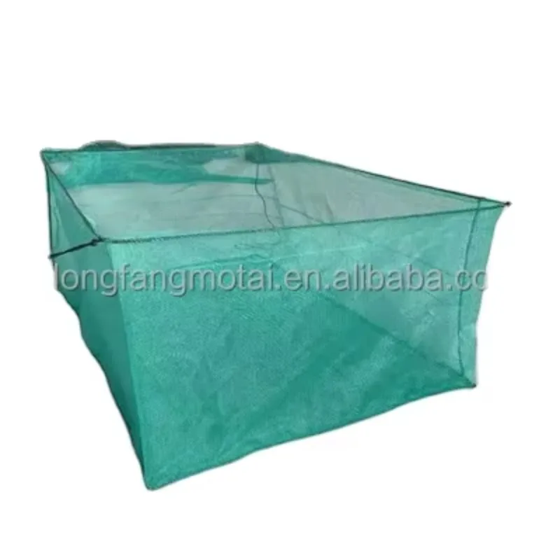 4*4*4m Fish Farming Aquaculture Tanks Fish Cage Hapa Net Cage Fishing Nets