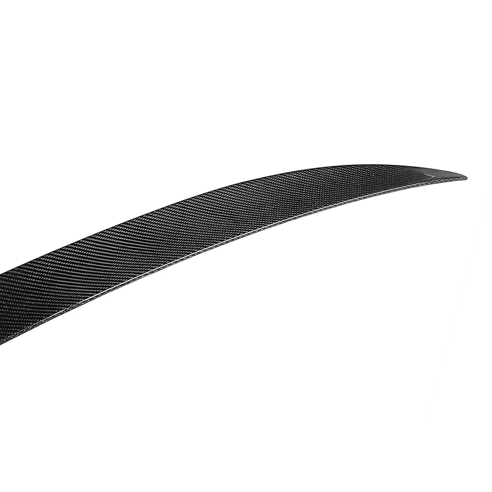 Dry Carbon Fiber Rear Trunk Spoiler Wing Lip Bootlid For 16-23 Mercedes Benz W213 E Class And E63 E63S OEM Style Decktail