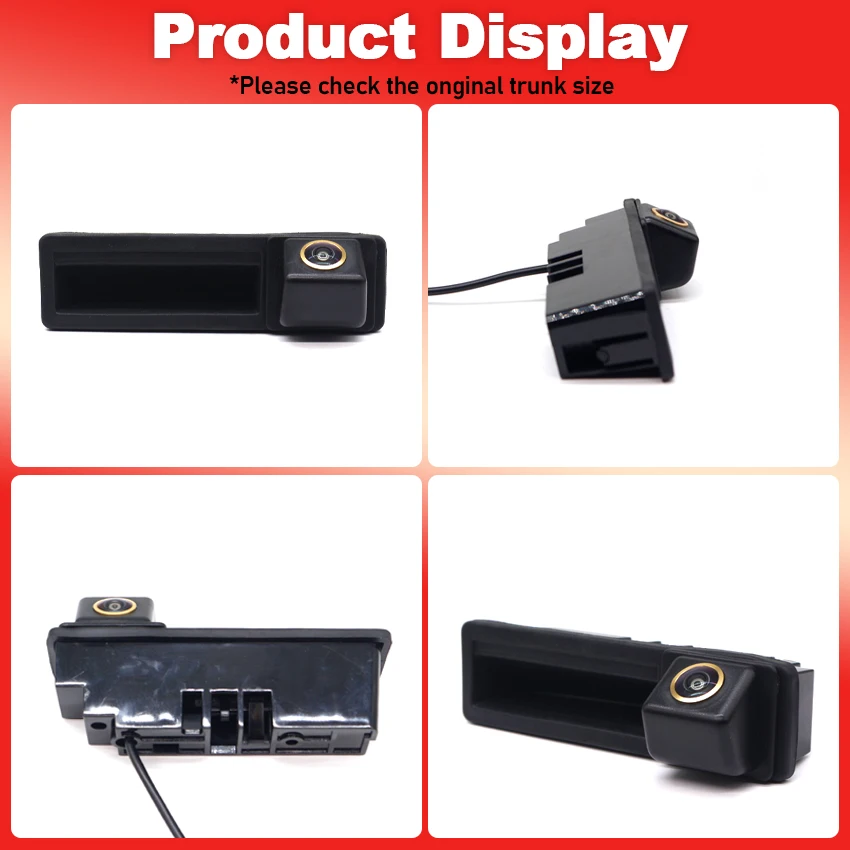 AHD Rear View Camera For Audi A3 S3 RS3 MQB 8V 8P Sportback 2003~2011 Trunk Handle Backup Waterproof Parking Reversing Camera