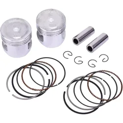 Motorcycle Engine Parts 53mm Bore for Honda CA250 CM250 CB250 CB CA CM 250 CMX250 DD250 CBT250 Rebel 250cc Piston Rings Pin Kit