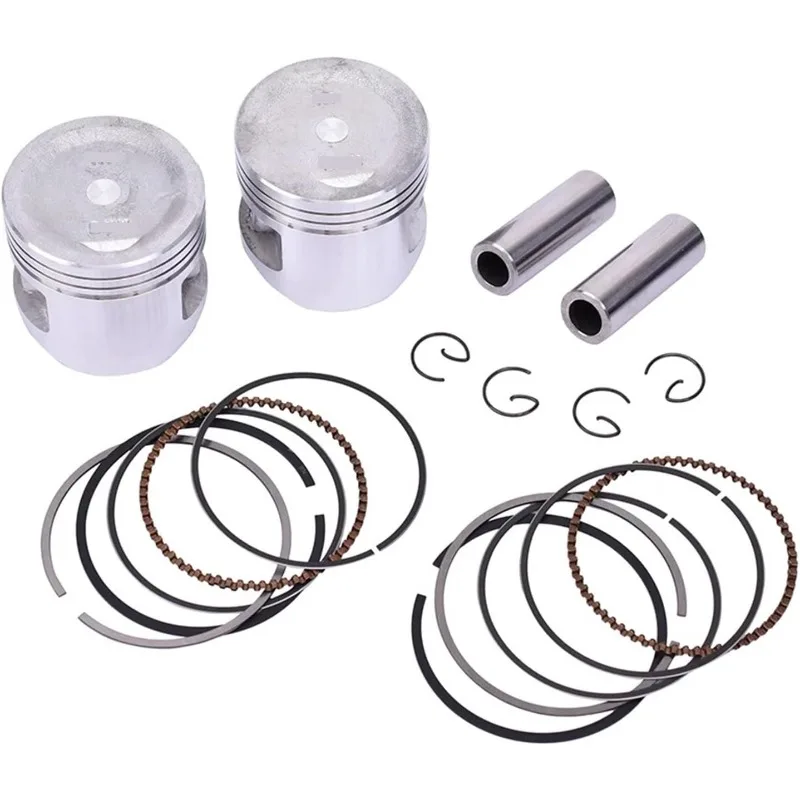 Części silnika motocyklowego 53 mm otwór do Honda CA250 CM250 CB250 CB CA CM 250 CMX250 DD250 CBT250 Rebel 250cc Zestaw sworzni pierścieni tłokowych