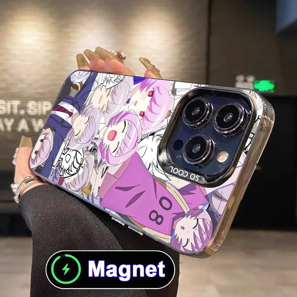 

Anime Najimi Osana Phone Case for iPhone 17 16 15 14 13 12 11 Air Pro Max Plus Colorful Silver Magnet Cover