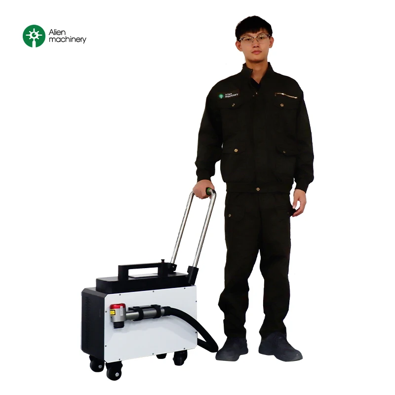 200w New Laser Cleaning Machine Rust and Oil Removal Portable    for Sale