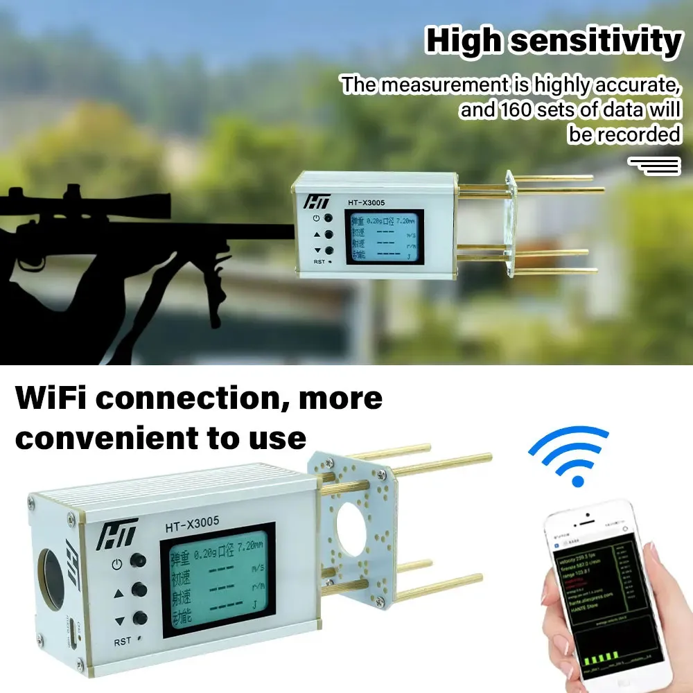 

1-999m/s Speed Meter Speed Meter Ball Velocity Energy Measurement Speed Testers