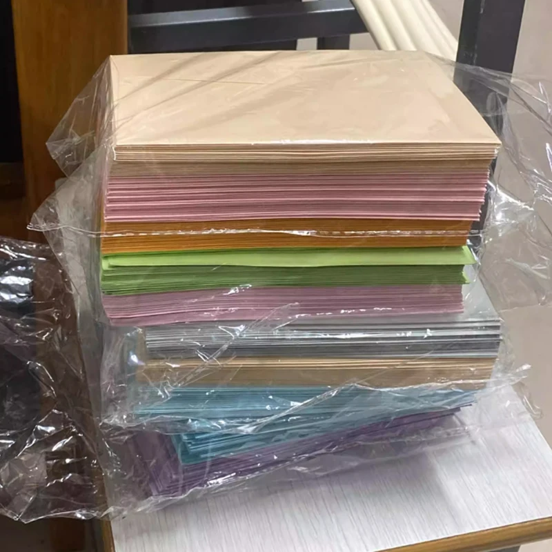 100 шт./партия, цветные конверты для свадебных приглашений, 16 х11 см